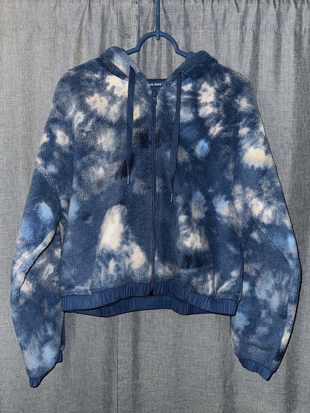 Offline By Aerie Cropped Sherpa Fleece Hoodie